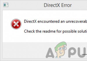 DirectX को कैसे ठीक करें Windows में एक अप्राप्य त्रुटि का सामना करना पड़ा? 