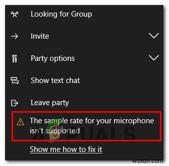  आपके माइक्रोफ़ोन के लिए नमूना दर समर्थित नहीं है  त्रुटि को कैसे ठीक करें? 