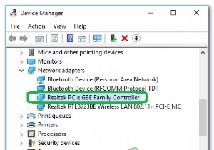 कैसे ठीक करें  Realtek PCIe GBE फैमिली कंट्रोलर  पूरी गति से नहीं चल रहा है? 