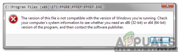 कैसे ठीक करें  इस फ़ाइल का यह संस्करण आपके द्वारा चलाए जा रहे विंडोज़ के संस्करण के साथ संगत नहीं है  विंडोज़ पर त्रुटि? 