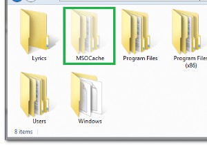 MSOCache क्या है और क्या इसे हटा देना चाहिए? 