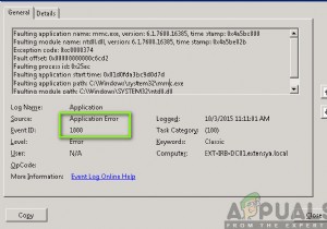 विंडोज 10 पर इवेंट 1000 एप्लिकेशन त्रुटि को कैसे ठीक करें 