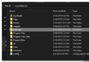 Perflogs फोल्डर क्या है और क्या इसे हटा देना चाहिए? 