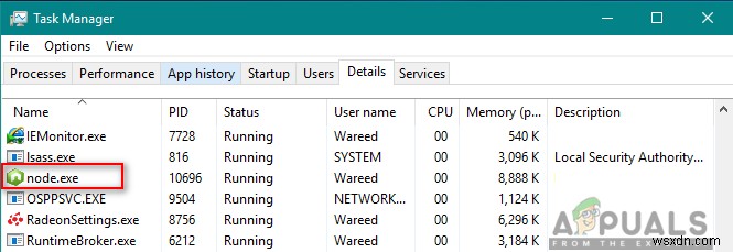 क्या है:Node.JS निष्पादन योग्य  node.exe  