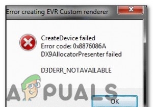 D3DERR_NOTAVAILABLE त्रुटि कोड 0x8876086A को कैसे ठीक करें? 