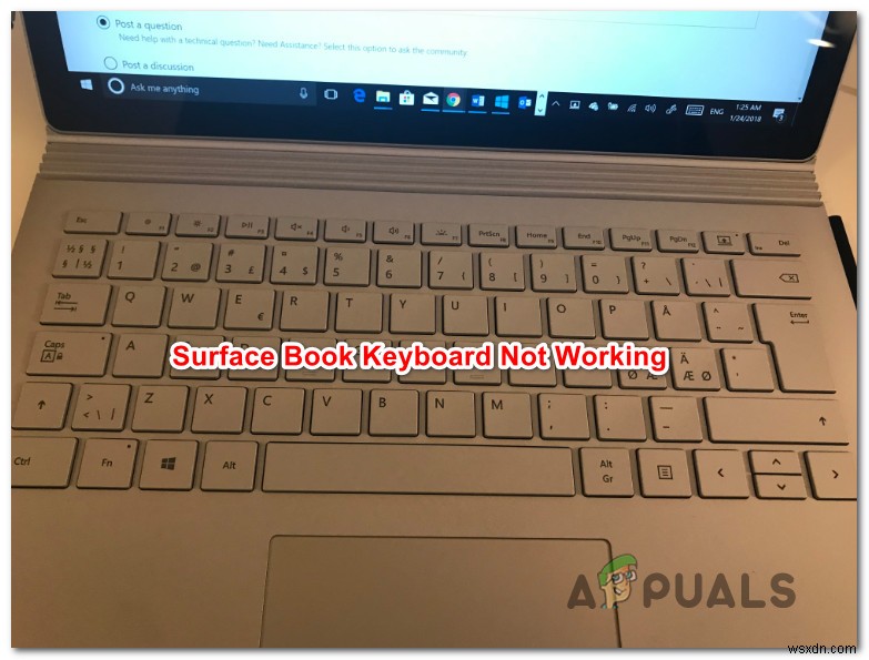 सर्फेस बुक कीबोर्ड को कैसे ठीक करें काम नहीं कर रहा है 