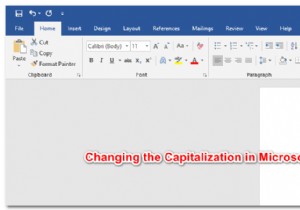 टेक्स्ट का कैपिटलाइज़ेशन कैसे बदलें 