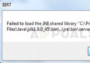 कैसे ठीक करें  जेएनआई साझा लाइब्रेरी लोड करने में विफल  