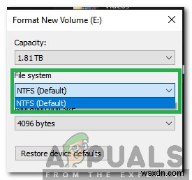 FAT32 को NTFS में कैसे बदलें 