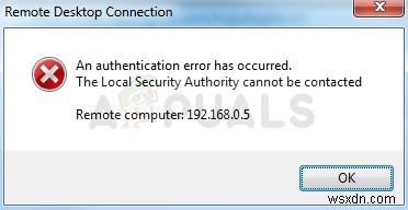 विंडोज़ पर  स्थानीय सुरक्षा प्राधिकरण से संपर्क नहीं किया जा सकता  त्रुटि को कैसे ठीक करें? 
