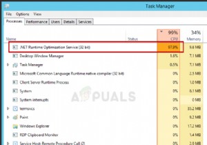 फिक्स:.NET रनटाइम ऑप्टिमाइज़ेशन सर्विस द्वारा उच्च CPU उपयोग 