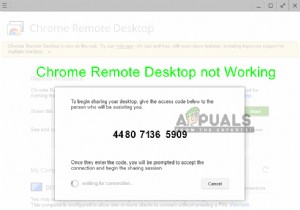 फिक्स:क्रोम रिमोट डेस्कटॉप काम नहीं कर रहा है 