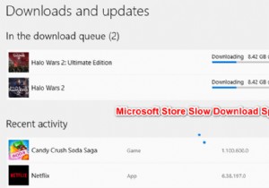 फिक्स:माइक्रोसॉफ्ट स्टोर धीमा डाउनलोड 