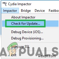 फिक्स:Cydia Impactor काम नहीं कर रहा है 