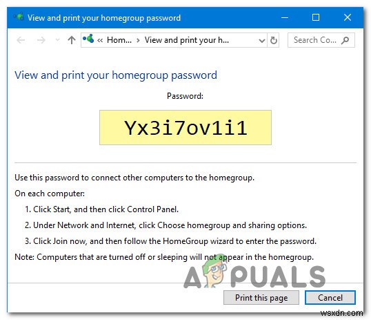 विंडोज 10 में होमग्रुप पासवर्ड कैसे रिट्रीव या देखें? 