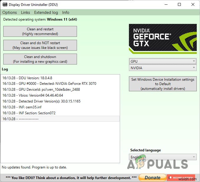 विंडोज़ पर GeForce अनुभव त्रुटि कोड 0x0001 को कैसे ठीक करें? 