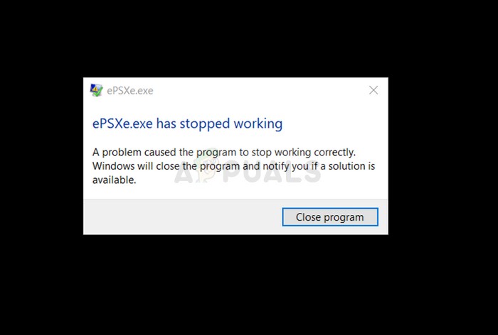फिक्स:ePSXe ने काम करना बंद कर दिया है 