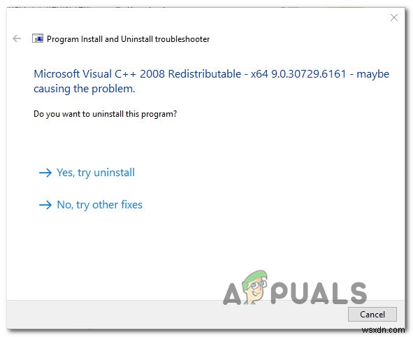 फिक्स:Microsoft Visual C++ को स्थापित करते समय त्रुटि 0x80070666 