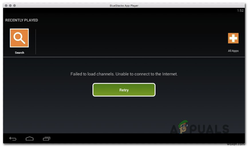 फिक्स:ब्लूस्टैक्स में चैनल लोड करने में विफल 