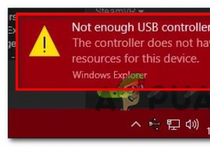 ठीक करें:पर्याप्त नहीं USB नियंत्रक संसाधन