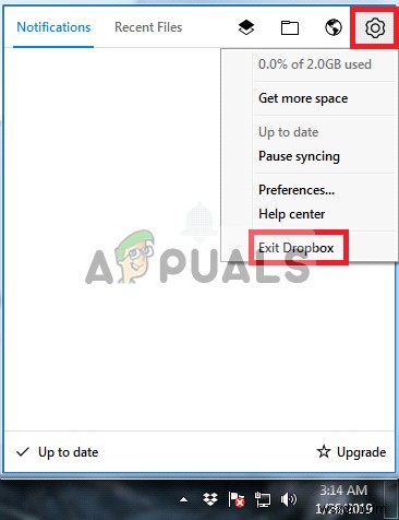 फिक्स:ड्रॉपबॉक्स विंडोज 10 . पर सिंक नहीं हो रहा है 