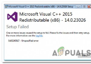 फिक्स:0x80240017 अनिर्दिष्ट त्रुटि 