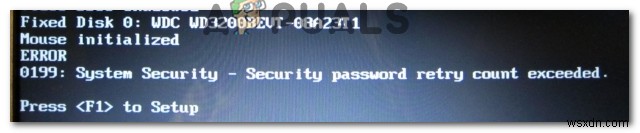 फिक्स:विंडोज एरर 0199 सिक्योरिटी पासवर्ड रिट्री काउंट पार हो गया 