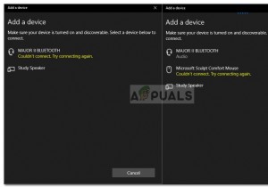 फिक्स:ब्लूटूथ विंडोज 10 . पर कनेक्ट नहीं हो सका 