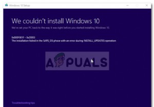 फिक्स:विंडोज अपडेट एरर 0x800F081F 