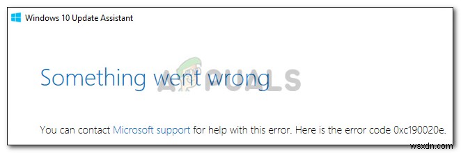 विंडोज 10 पर त्रुटि 0xc190020e को कैसे ठीक करें 