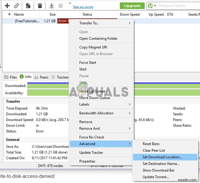 ठीक करें:uTorrent का उपयोग निषेध है