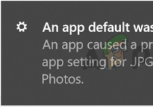 फिक्स:एक ऐप डिफ़ॉल्ट अधिसूचना रीसेट कर दी गई थी 