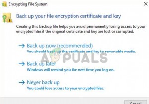 क्या है:फाइल सिस्टम  efs  को एन्क्रिप्ट करना 