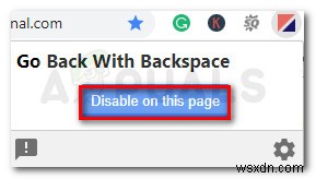 फिक्स:बैकस्पेस शॉर्टकट Google क्रोम में काम नहीं कर रहा है 