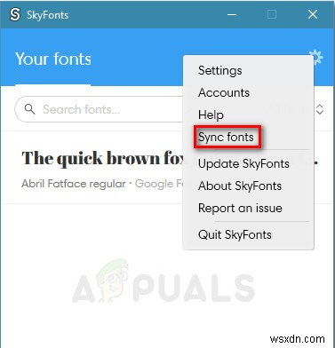 Windows पर SkyFonts के साथ फ़ॉन्ट्स कैसे स्थापित करें