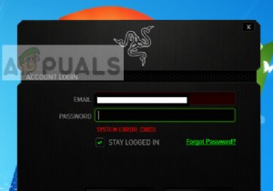 फिक्स:रेज़र सिनैप्स एरर 3803 