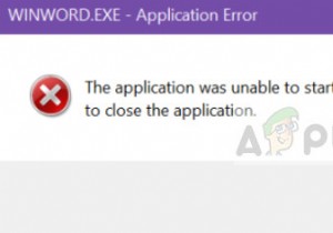 Microsoft Word WinWord.exe एप्लिकेशन त्रुटि को कैसे ठीक करें 
