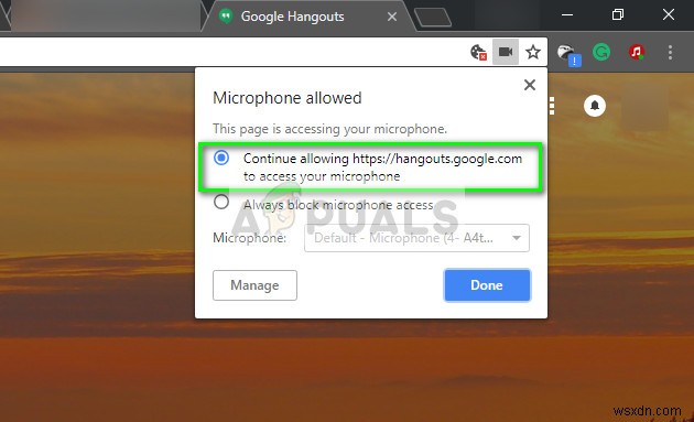 Google Hangouts को कैसे ठीक करें माइक्रोफ़ोन काम नहीं कर रहा है 