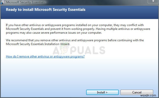 सत्र  Microsoft सुरक्षा क्लाइंट OOBE  को कैसे ठीक करें 0xC000000D त्रुटि रोकी गई 