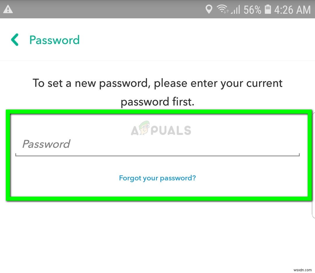 स्नैपचैट का पासवर्ड कैसे बदलें 