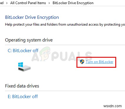 Windows 10 पर सिस्टम ड्राइव के लिए BitLocker को चालू या बंद कैसे करें