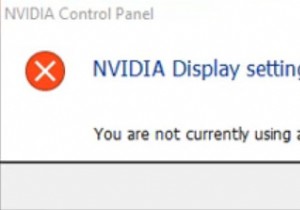 फिक्स:NVIDIA डिस्प्ले सेटिंग्स उपलब्ध नहीं हैं 