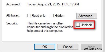 फिक्स:ये फ़ाइलें नहीं खोली जा सकतीं 