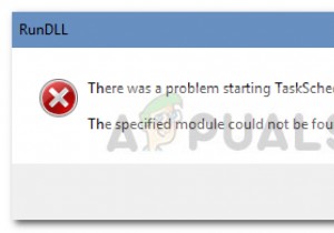 फिक्स:स्टार्टअप पर TaskSchedulerHelper.dll गायब है 