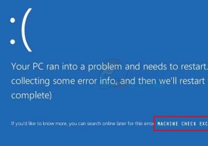 फिक्स:मशीन चेक एक्सेप्शन ब्लू स्क्रीन 