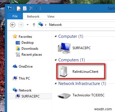 विंडोज नेटवर्क में RalinkLinuxClient क्यों दिख रहा है 