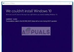 फिक्स:विंडोज 10 अपडेट एरर 0x800f081e 