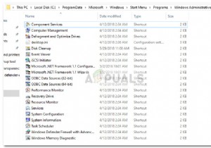 विंडोज 10 प्रशासनिक उपकरण शॉर्टकट को कैसे पुनर्स्थापित करें 