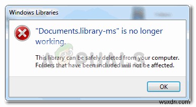 फिक्स:Documents.library-ms काम नहीं कर रहा है 