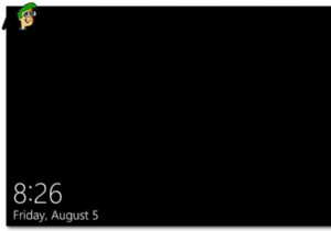 फिक्स:विंडोज 10 . पर ब्लैक स्क्रीन बैकग्राउंड 